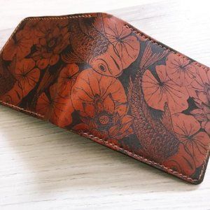 men's wallet, custom gift for men, animal wallet